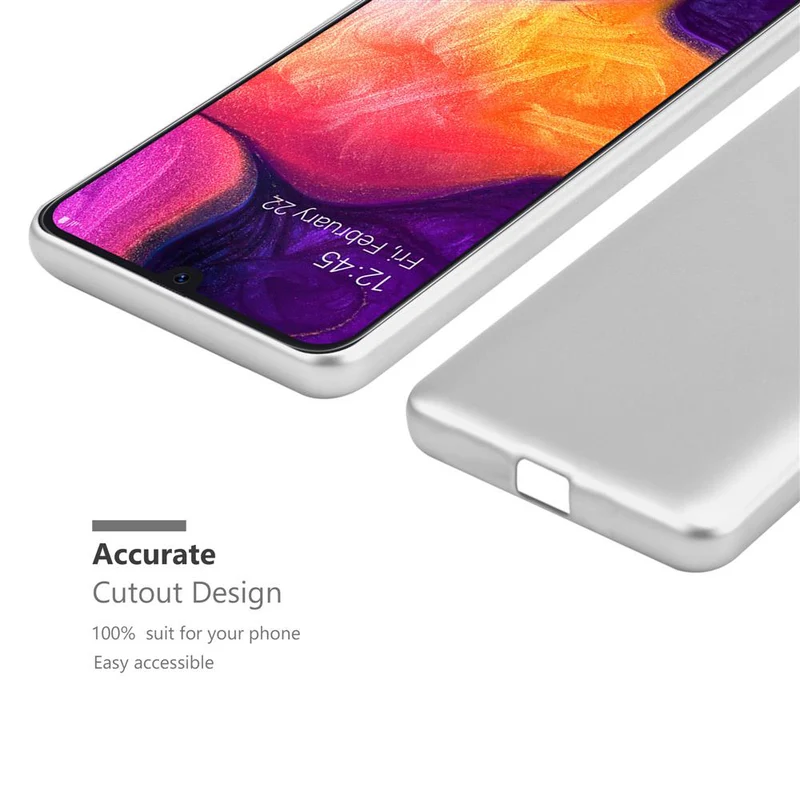 Cadorabo Hülle kompatibel mit Samsung Galaxy A50 4G / A50s / A30s Schutzhülle aus flexiblem TPU Silikon