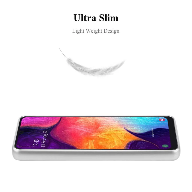 Cadorabo Hülle kompatibel mit Samsung Galaxy A50 4G / A50s / A30s Schutzhülle aus flexiblem TPU Silikon