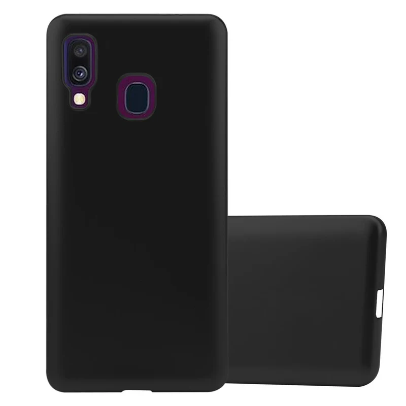 Cadorabo Hülle kompatibel mit Samsung Galaxy A40 Schutzhülle aus flexiblem TPU Silikon