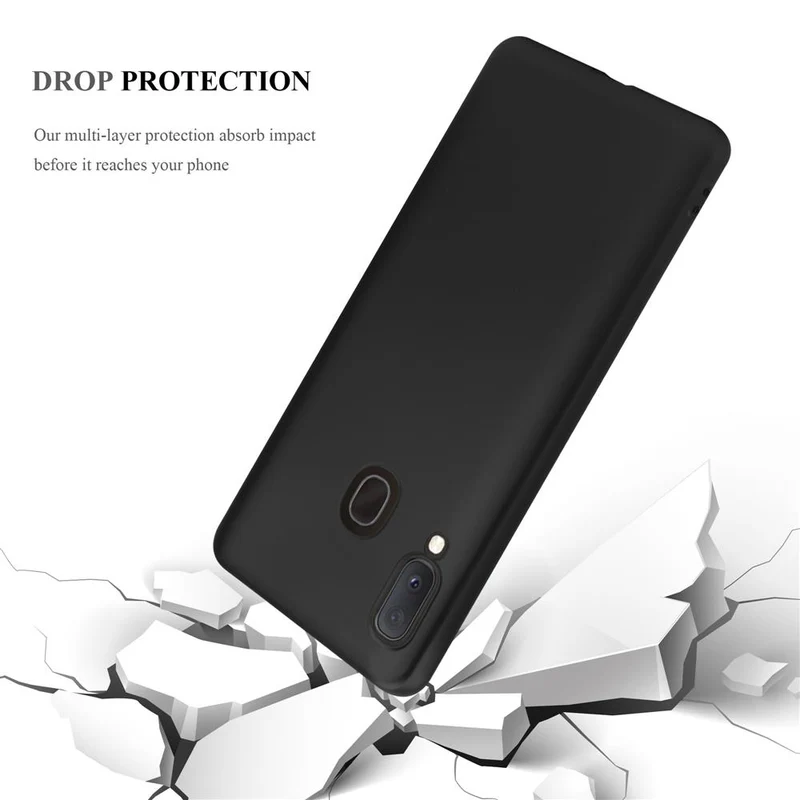 Cadorabo Hülle kompatibel mit Samsung Galaxy A10e / A20e Schutzhülle aus flexiblem TPU Silikon