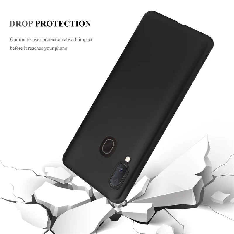 Cadorabo Hülle kompatibel mit Samsung Galaxy A10e / A20e Schutzhülle aus flexiblem TPU Silikon