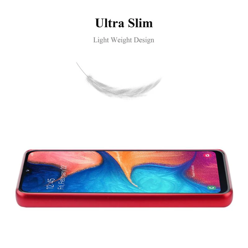 Cadorabo Hülle kompatibel mit Samsung Galaxy A10e / A20e Schutzhülle aus flexiblem TPU Silikon