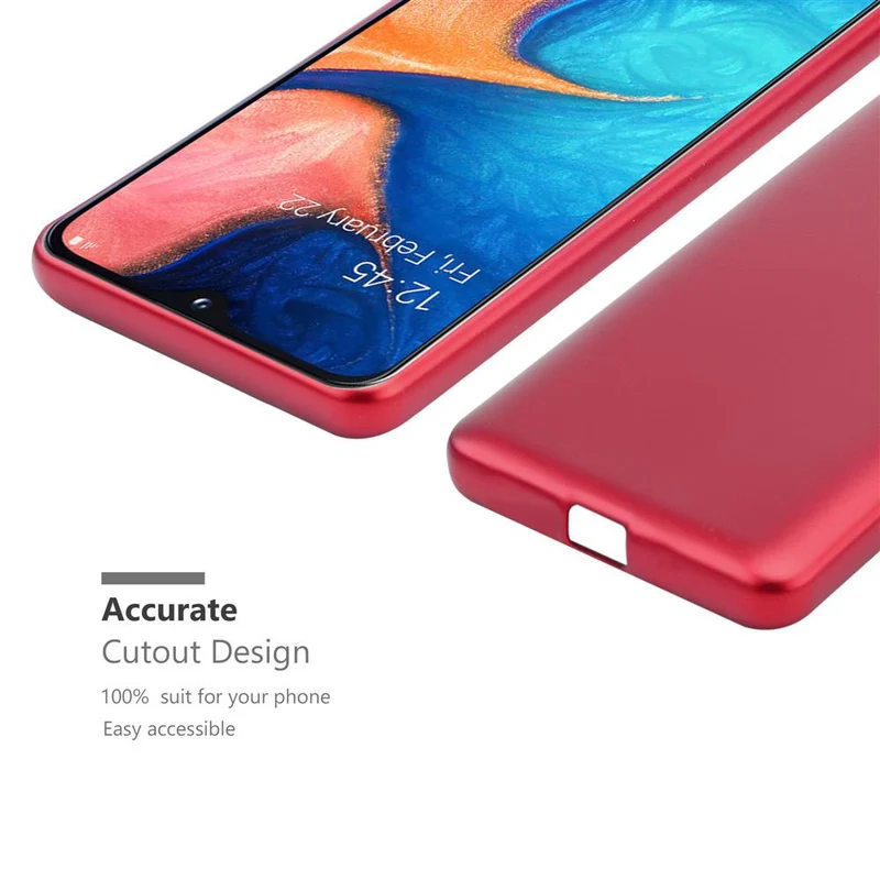 Cadorabo Hülle kompatibel mit Samsung Galaxy A10e / A20e Schutzhülle aus flexiblem TPU Silikon