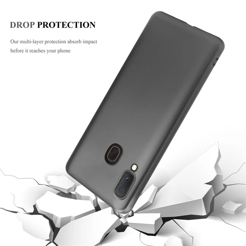 Cadorabo Hülle kompatibel mit Samsung Galaxy A10e / A20e Schutzhülle aus flexiblem TPU Silikon