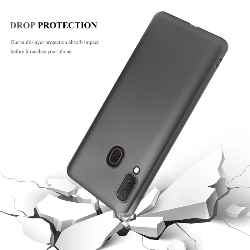 Cadorabo Hülle kompatibel mit Samsung Galaxy A10e / A20e Schutzhülle aus flexiblem TPU Silikon