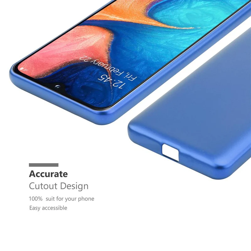 Cadorabo Hülle kompatibel mit Samsung Galaxy A10e / A20e Schutzhülle aus flexiblem TPU Silikon