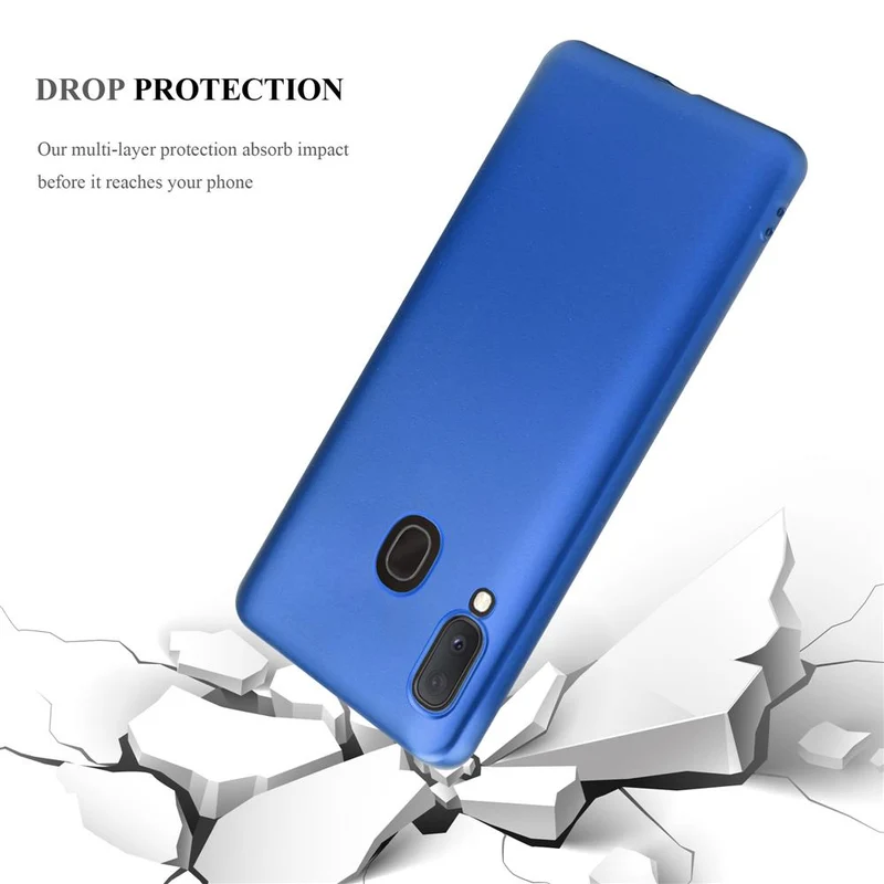 Cadorabo Hülle kompatibel mit Samsung Galaxy A10e / A20e Schutzhülle aus flexiblem TPU Silikon