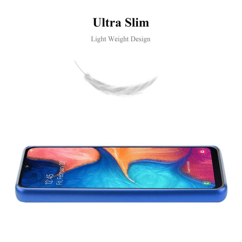 Cadorabo Hülle kompatibel mit Samsung Galaxy A10e / A20e Schutzhülle aus flexiblem TPU Silikon