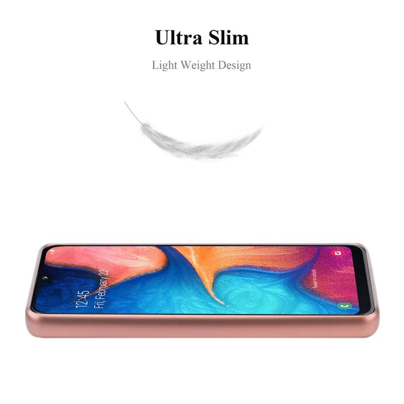 Cadorabo Hülle kompatibel mit Samsung Galaxy A10e / A20e Schutzhülle aus flexiblem TPU Silikon