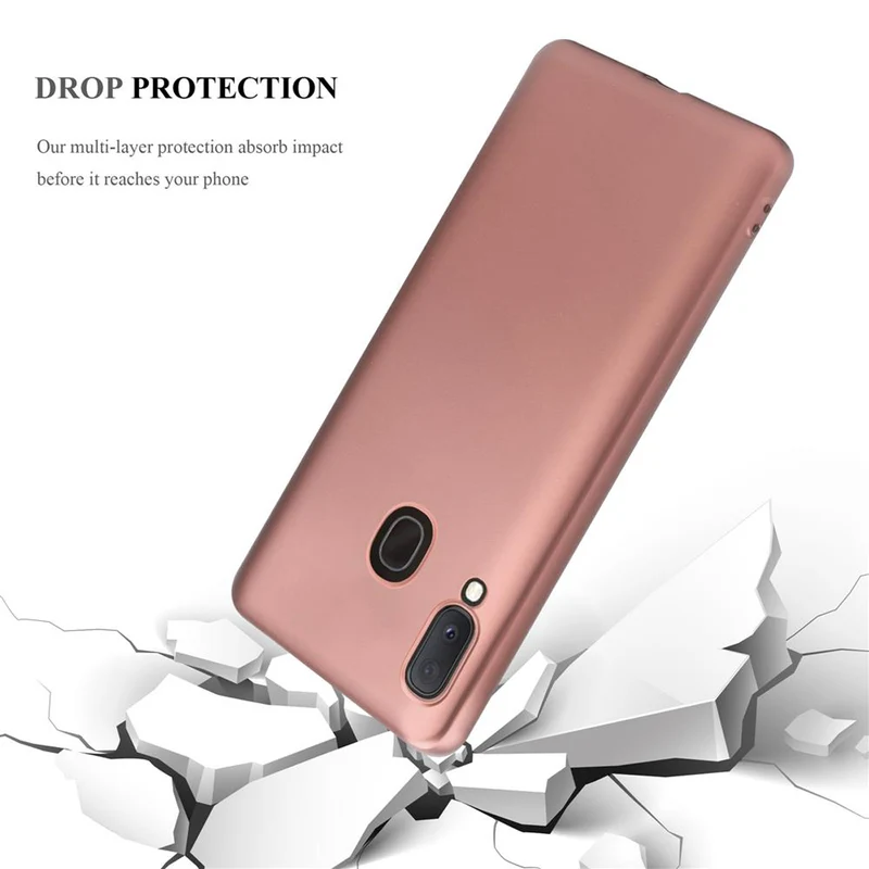 Cadorabo Hülle kompatibel mit Samsung Galaxy A10e / A20e Schutzhülle aus flexiblem TPU Silikon