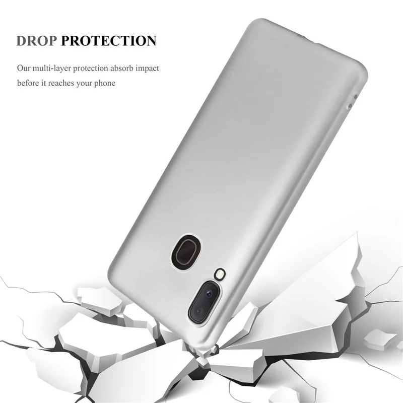 Cadorabo Hülle kompatibel mit Samsung Galaxy A10e / A20e Schutzhülle aus flexiblem TPU Silikon