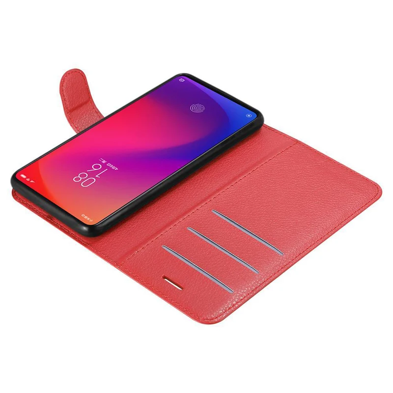 Cadorabo Hülle kompatibel mit Xiaomi Mi 9T / Mi 9T PRO / RedMi K20 / RedMi K20 PRO Schutzhülle mit Magnetverschluss, Standfunktion und Kartenfach
