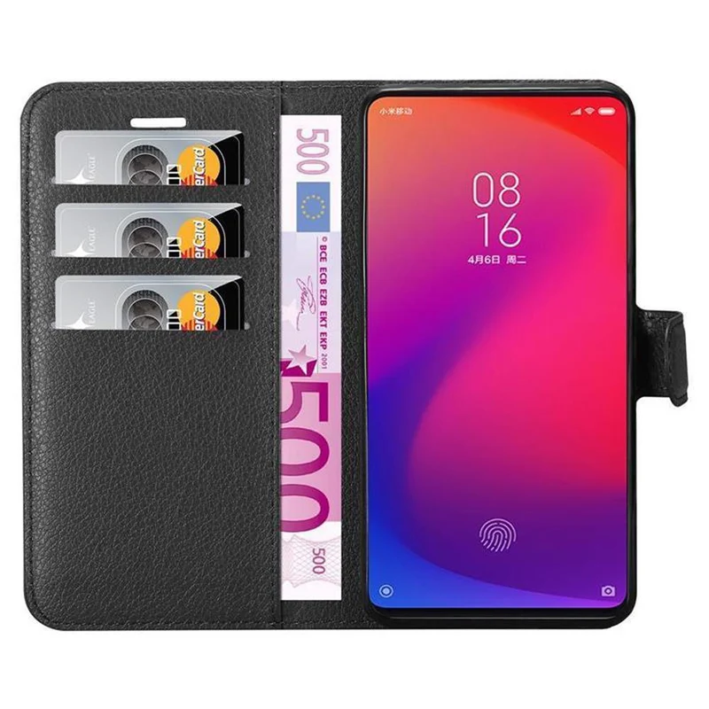 Cadorabo Hülle kompatibel mit Xiaomi Mi 9T / Mi 9T PRO / RedMi K20 / RedMi K20 PRO Schutzhülle mit Magnetverschluss, Standfunktion und Kartenfach