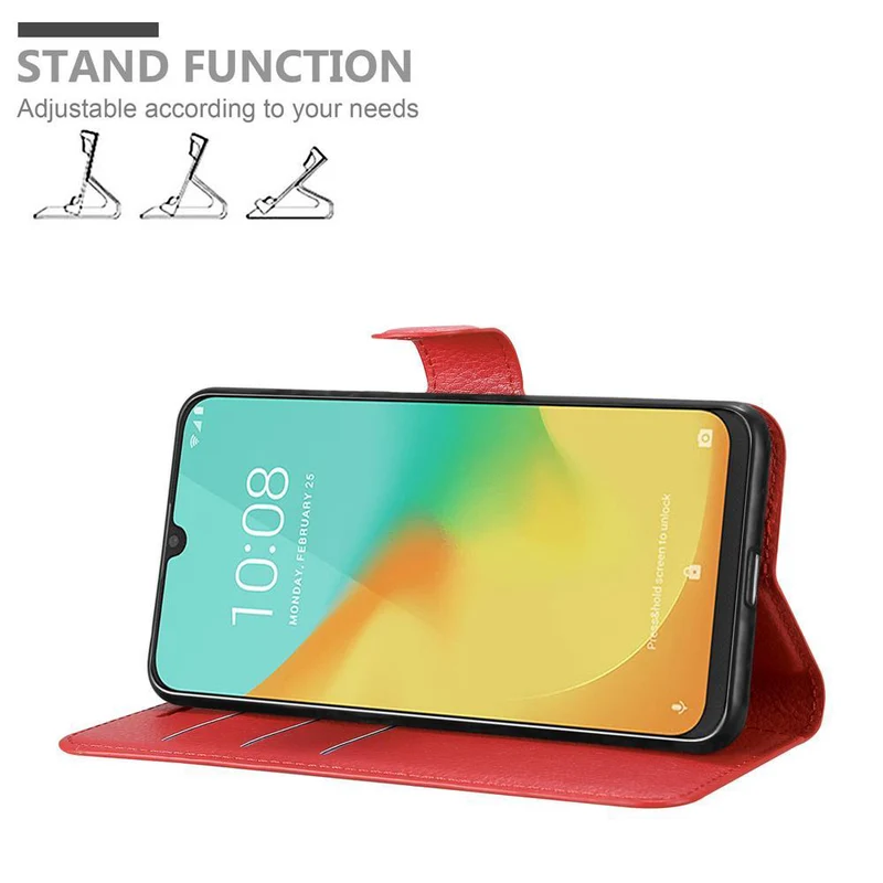 Cadorabo Hülle kompatibel mit ZTE Blade V10 VITA Schutzhülle mit Magnetverschluss, Standfunktion und Kartenfach