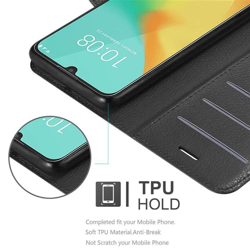 Cadorabo Hülle kompatibel mit ZTE Blade V10 VITA Schutzhülle mit Magnetverschluss, Standfunktion und Kartenfach