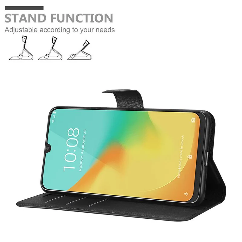 Cadorabo Hülle kompatibel mit ZTE Blade V10 VITA Schutzhülle mit Magnetverschluss, Standfunktion und Kartenfach