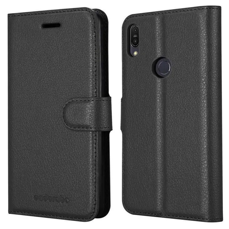 Cadorabo Hülle kompatibel mit Asus ZenFone MAX PRO M1 (6 Zoll) Schutzhülle mit Magnetverschluss, Standfunktion und Kartenfach