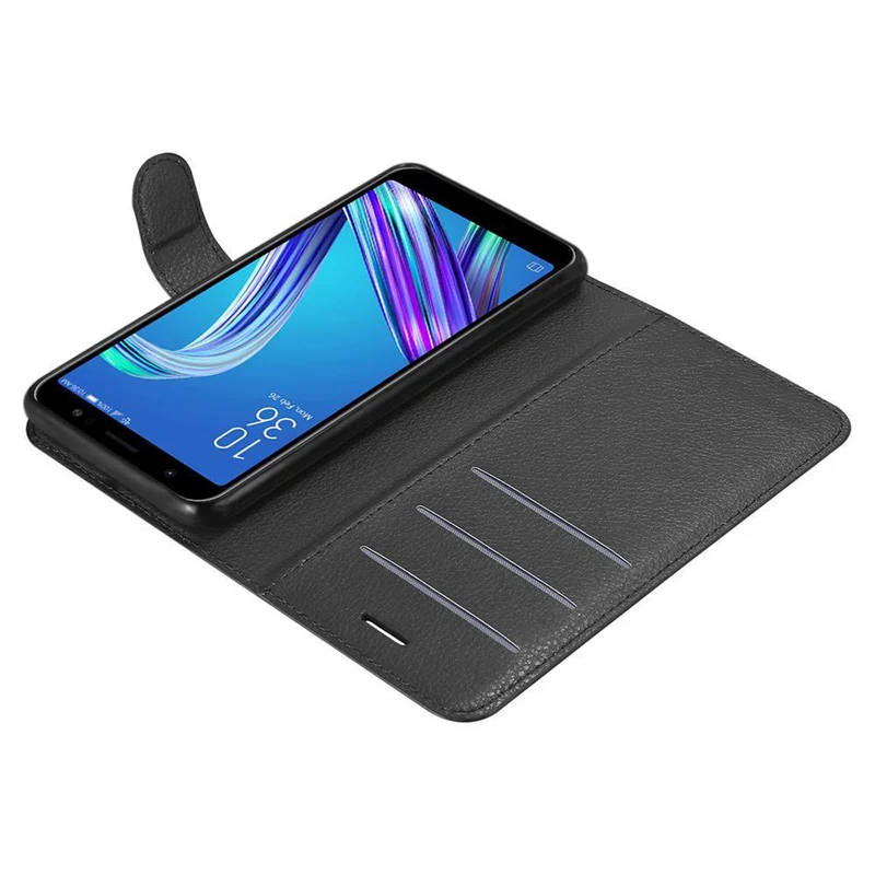Cadorabo Hülle kompatibel mit Asus ZenFone MAX PRO M1 (6 Zoll) Schutzhülle mit Magnetverschluss, Standfunktion und Kartenfach