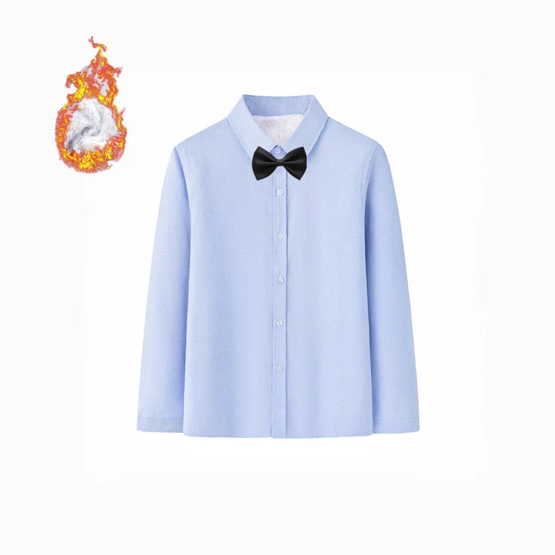 Damen Elegantes Langarmhemd mit weicher Innenseite Drune
