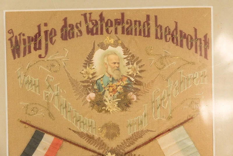 Bezeugt aus den frühen 900er Jahren in einem Rahmen von 58 x 46 cm