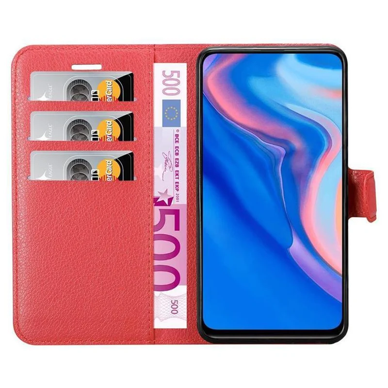 Cadorabo Hülle kompatibel mit Huawei P SMART Z / Y9 PRIME 2019 / Enjoy 10 PLUS Schutzhülle mit Magnetverschluss, Standfunktion und Kartenfach