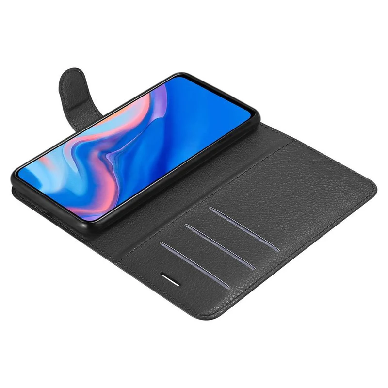 Cadorabo Hülle kompatibel mit Huawei P SMART Z / Y9 PRIME 2019 / Enjoy 10 PLUS Schutzhülle mit Magnetverschluss, Standfunktion und Kartenfach