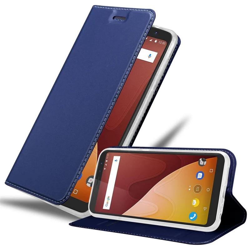 Cadorabo Hülle kompatibel mit WIKO VIEW PRIME Schutzhülle mit Magnetverschluss, Standfunktion und Kartenfach