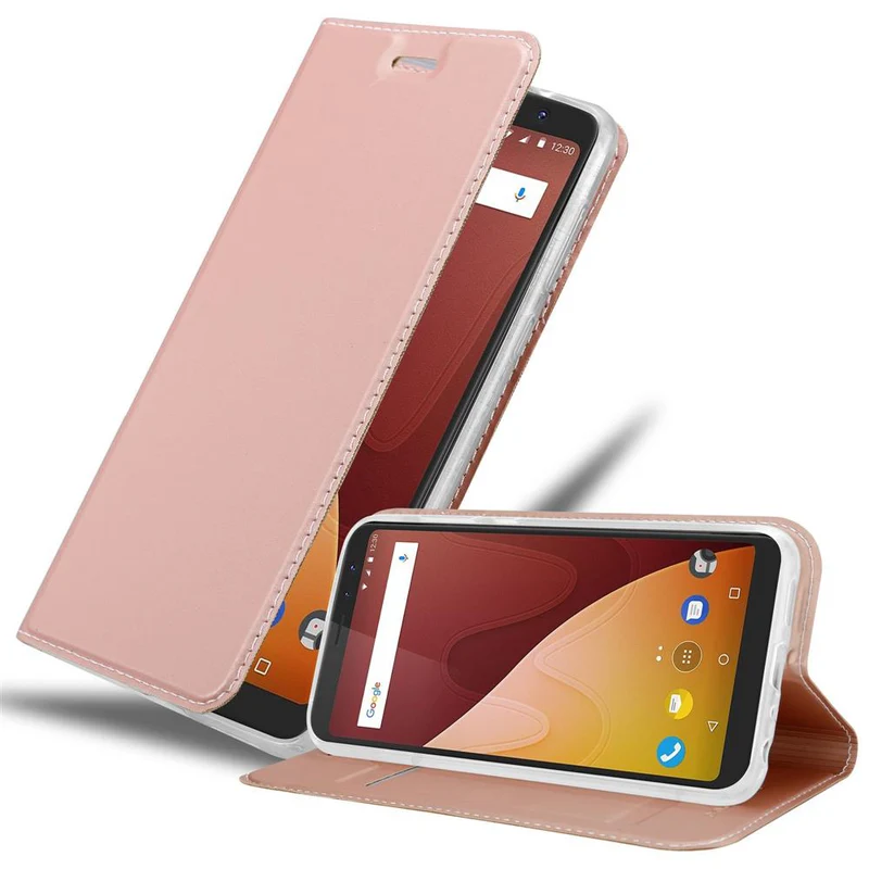 Cadorabo Hülle kompatibel mit WIKO VIEW PRIME Schutzhülle mit Magnetverschluss, Standfunktion und Kartenfach