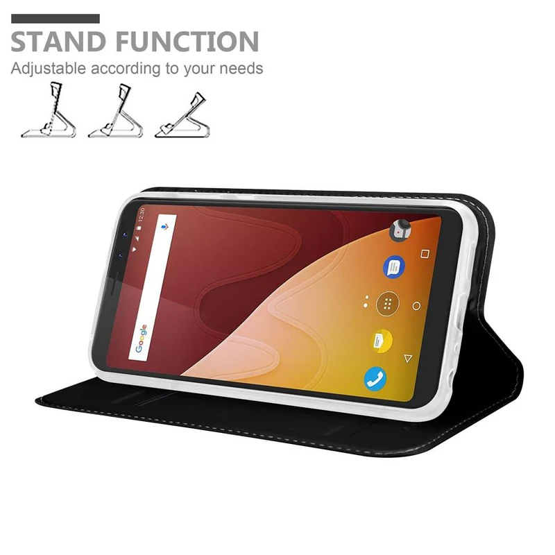 Cadorabo Hülle kompatibel mit WIKO VIEW PRIME Schutzhülle mit Magnetverschluss, Standfunktion und Kartenfach