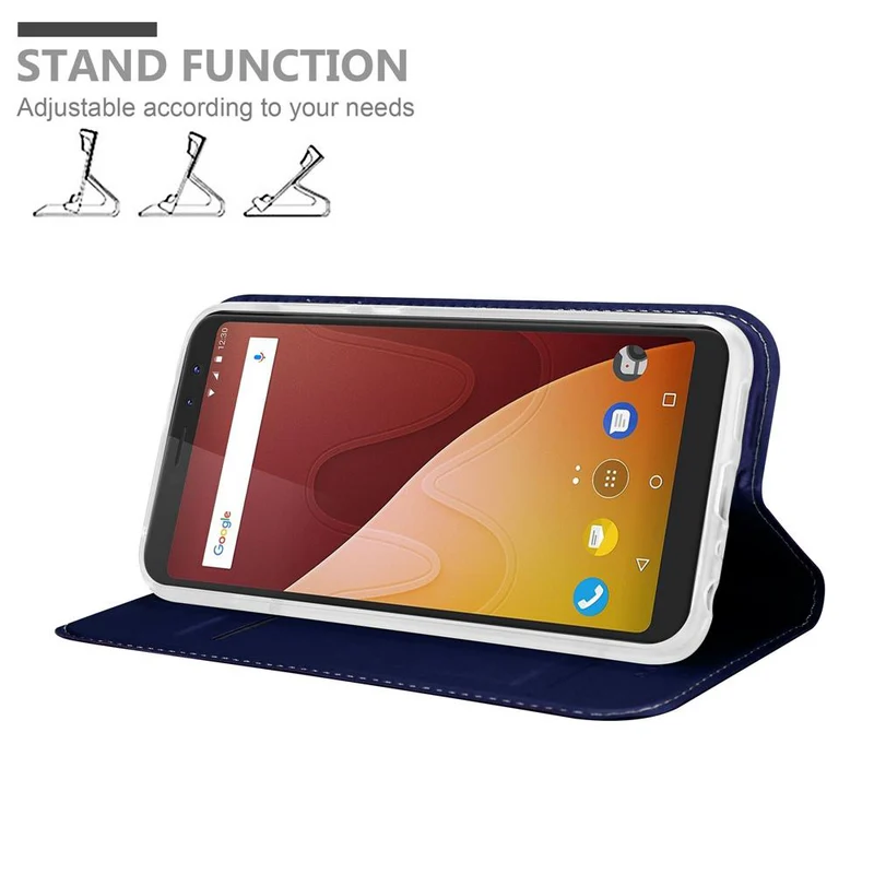 Cadorabo Hülle kompatibel mit WIKO VIEW PRIME Schutzhülle mit Magnetverschluss, Standfunktion und Kartenfach