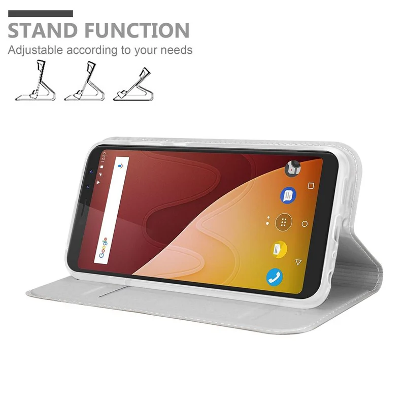 Cadorabo Hülle kompatibel mit WIKO VIEW PRIME Schutzhülle mit Magnetverschluss, Standfunktion und Kartenfach