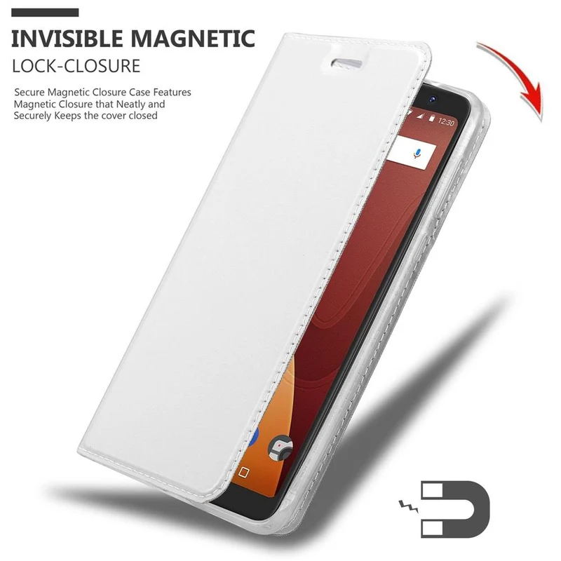 Cadorabo Hülle kompatibel mit WIKO VIEW PRIME Schutzhülle mit Magnetverschluss, Standfunktion und Kartenfach