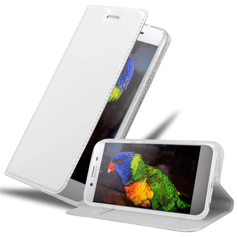 Cadorabo Hülle kompatibel mit Sony Xperia XZ PREMIUM Schutzhülle mit Magnetverschluss, Standfunktion und Kartenfach