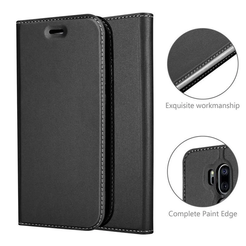 Cadorabo Hülle kompatibel mit LG G7 ThinQ / FIT / ONE Schutzhülle mit Magnetverschluss, Standfunktion und Kartenfach