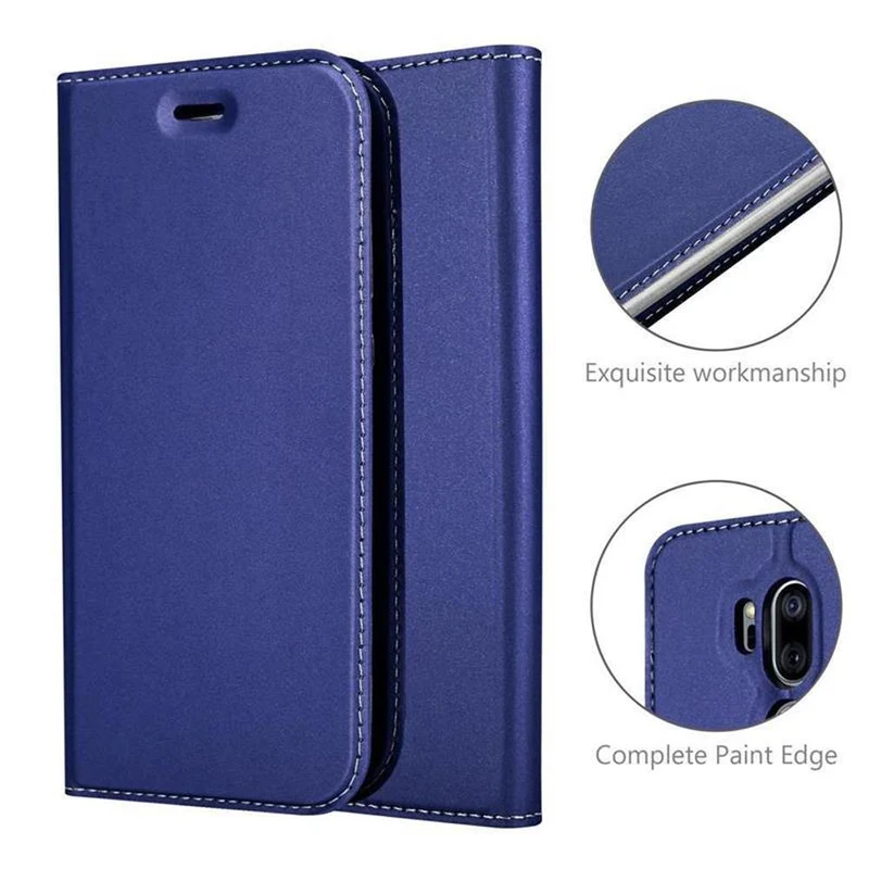 Cadorabo Hülle kompatibel mit LG G7 ThinQ / FIT / ONE Schutzhülle mit Magnetverschluss, Standfunktion und Kartenfach