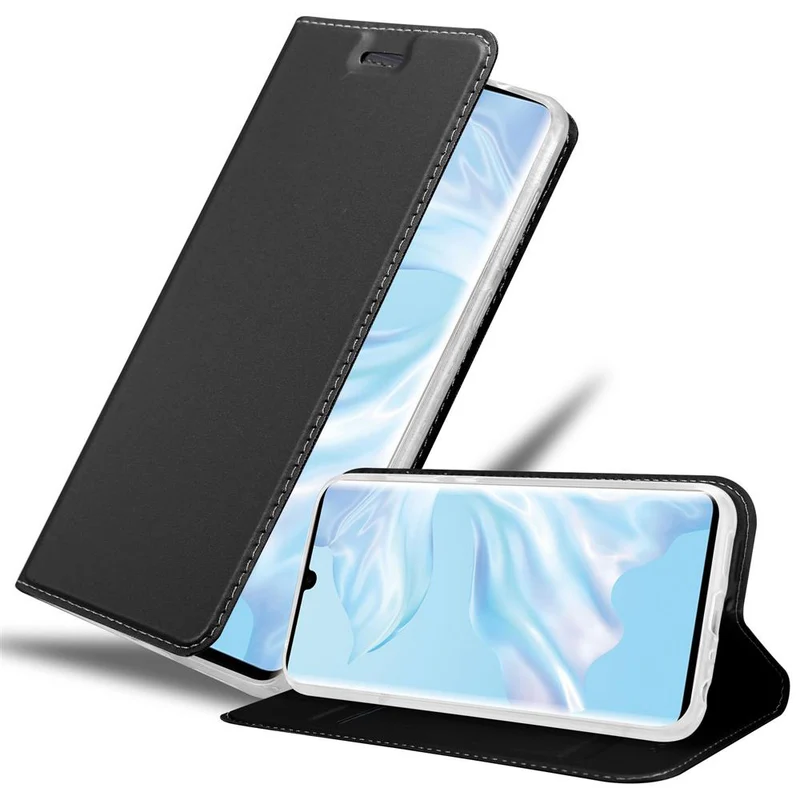 Cadorabo Hülle kompatibel mit Huawei P30 PRO Schutzhülle mit Magnetverschluss, Standfunktion und Kartenfach