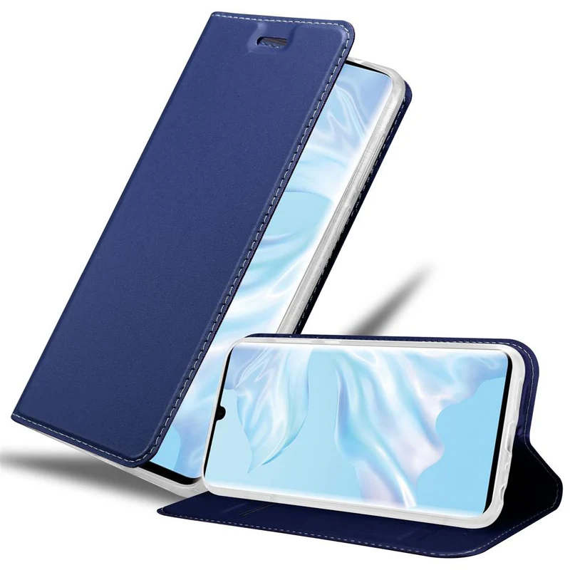Cadorabo Hülle kompatibel mit Huawei P30 PRO Schutzhülle mit Magnetverschluss, Standfunktion und Kartenfach