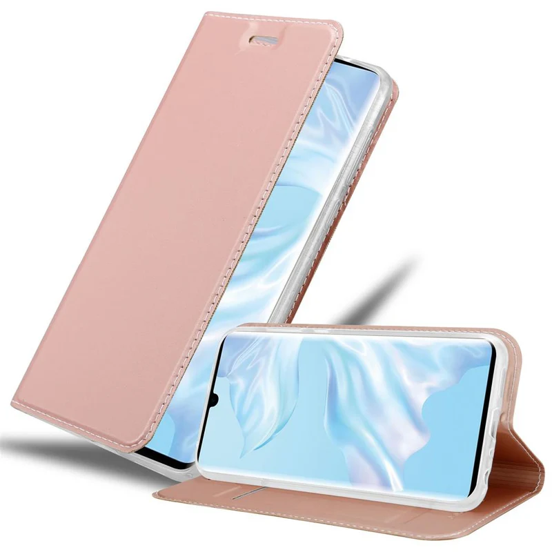 Cadorabo Hülle kompatibel mit Huawei P30 PRO Schutzhülle mit Magnetverschluss, Standfunktion und Kartenfach