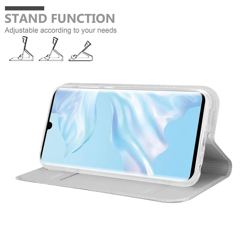 Cadorabo Hülle kompatibel mit Huawei P30 PRO Schutzhülle mit Magnetverschluss, Standfunktion und Kartenfach