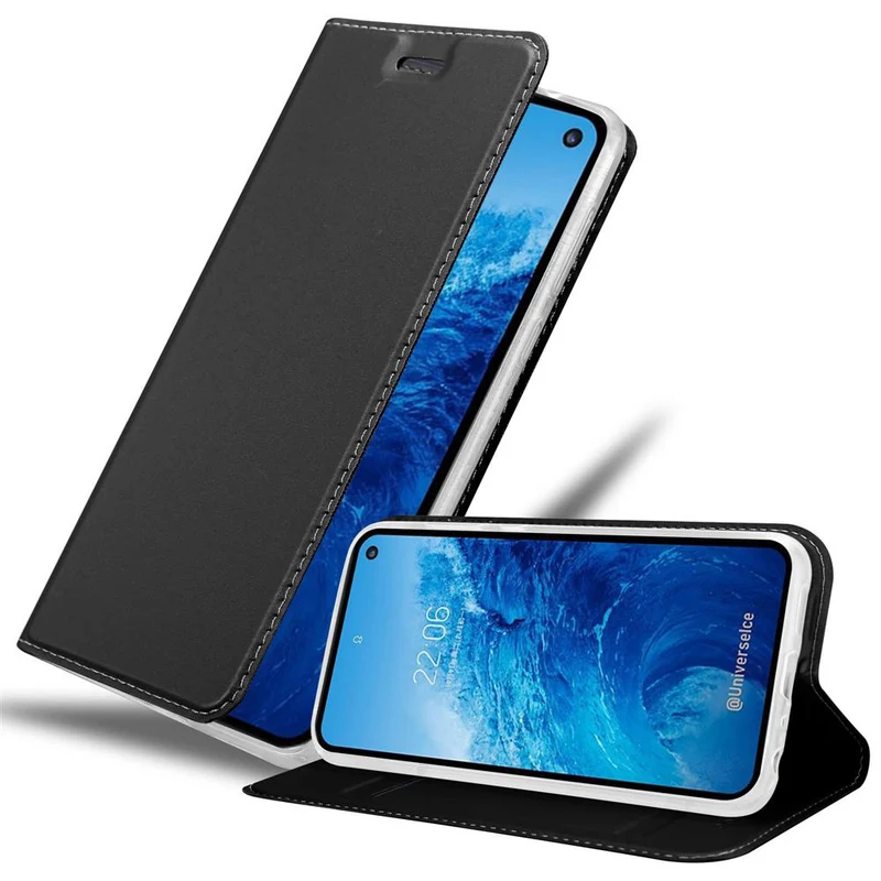Cadorabo Hülle kompatibel mit Samsung Galaxy S10e Schutzhülle mit Magnetverschluss, Standfunktion und Kartenfach