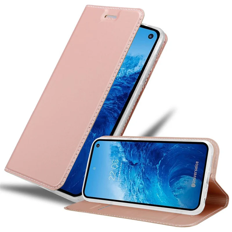 Cadorabo Hülle kompatibel mit Samsung Galaxy S10e Schutzhülle mit Magnetverschluss, Standfunktion und Kartenfach