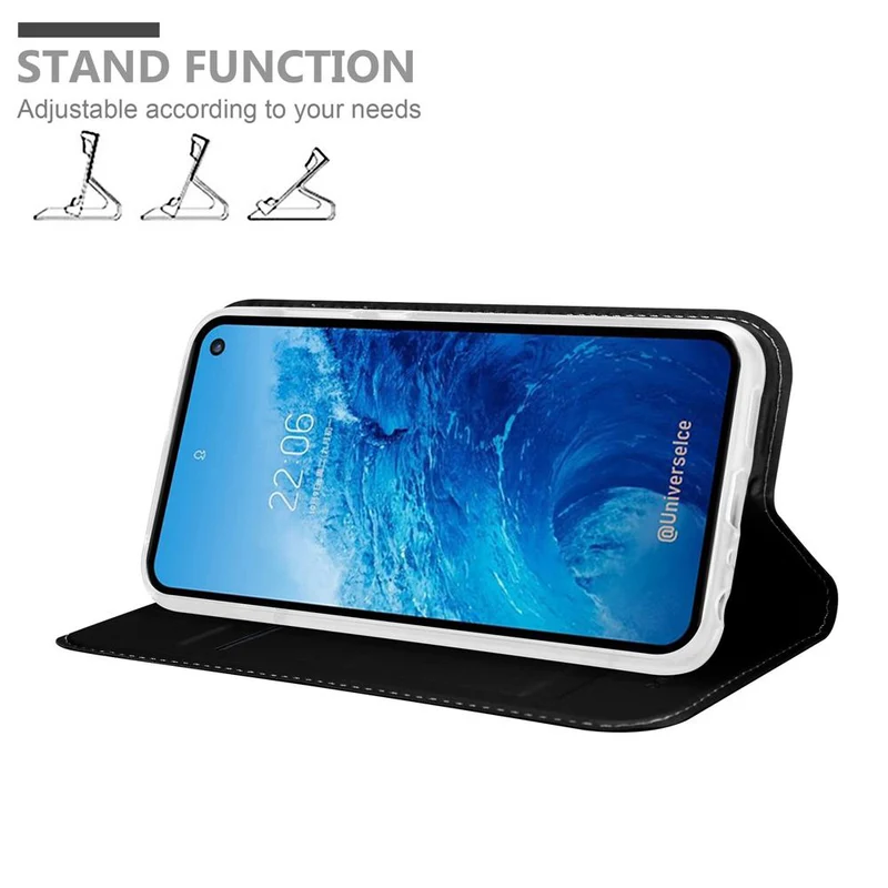 Cadorabo Hülle kompatibel mit Samsung Galaxy S10e Schutzhülle mit Magnetverschluss, Standfunktion und Kartenfach