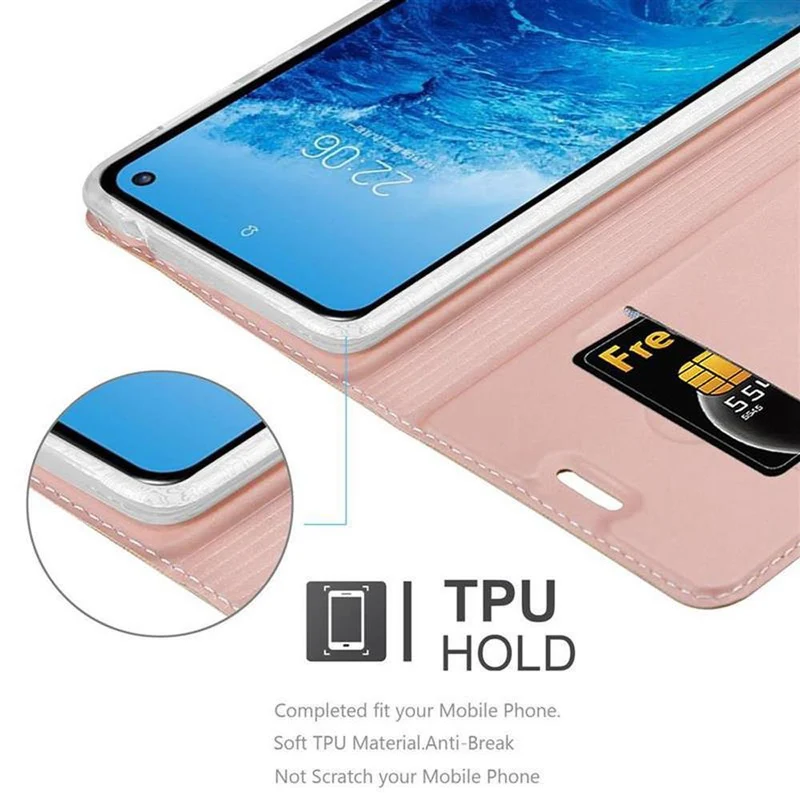 Cadorabo Hülle kompatibel mit Samsung Galaxy S10e Schutzhülle mit Magnetverschluss, Standfunktion und Kartenfach