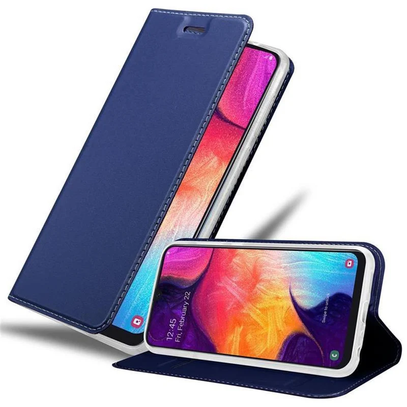 Cadorabo Hülle kompatibel mit Samsung Galaxy A50 4G / A50s / A30s Schutzhülle mit Magnetverschluss, Standfunktion und Kartenfach