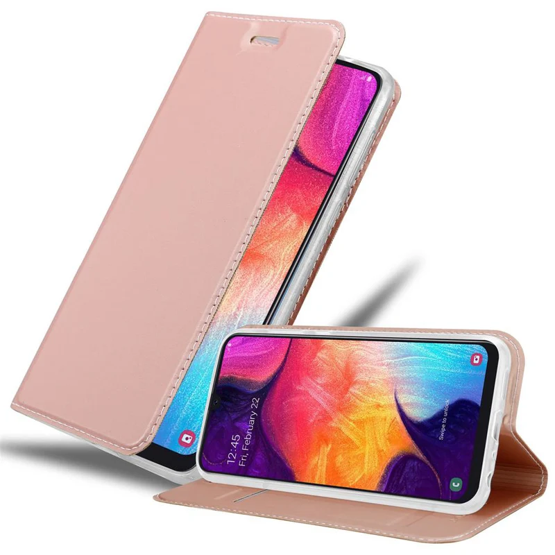 Cadorabo Hülle kompatibel mit Samsung Galaxy A50 4G / A50s / A30s Schutzhülle mit Magnetverschluss, Standfunktion und Kartenfach