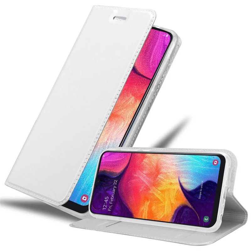 Cadorabo Hülle kompatibel mit Samsung Galaxy A50 4G / A50s / A30s Schutzhülle mit Magnetverschluss, Standfunktion und Kartenfach