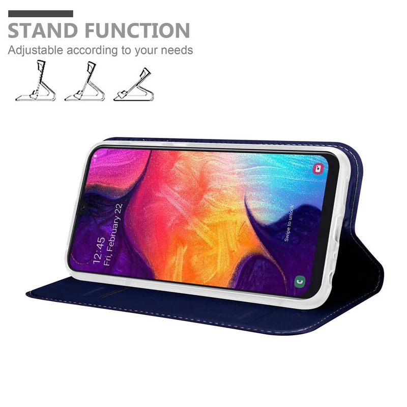 Cadorabo Hülle kompatibel mit Samsung Galaxy A50 4G / A50s / A30s Schutzhülle mit Magnetverschluss, Standfunktion und Kartenfach