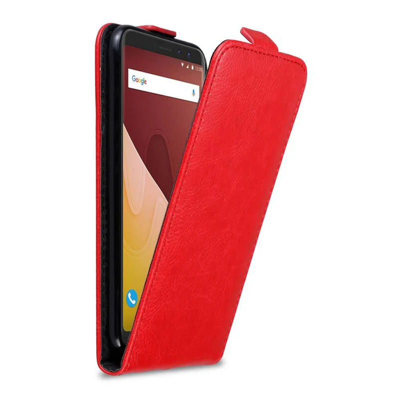 Cadorabo Hülle kompatibel mit WIKO VIEW PRIME Schutzhülle im Flip Design mit Magnetverschluss