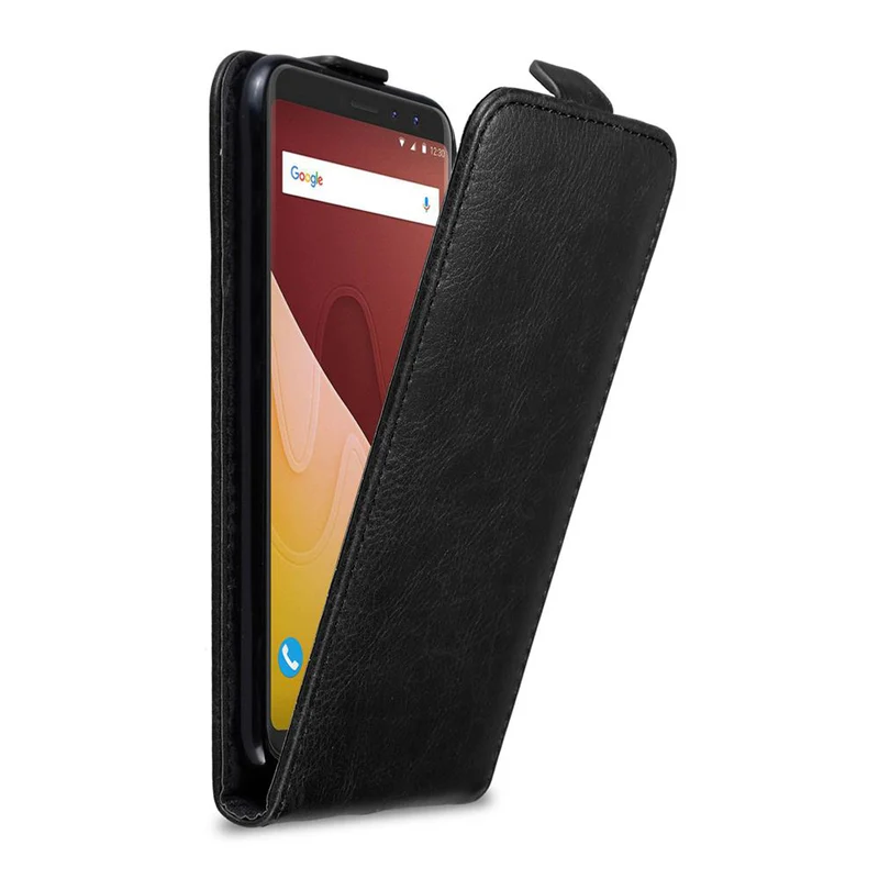 Cadorabo Hülle kompatibel mit WIKO VIEW PRIME Schutzhülle im Flip Design mit Magnetverschluss