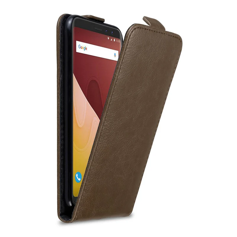 Cadorabo Hülle kompatibel mit WIKO VIEW PRIME Schutzhülle im Flip Design mit Magnetverschluss
